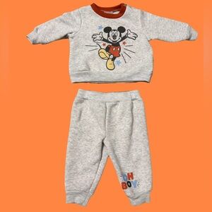 Mickey Mouse Sweatsuit 3-6 Months